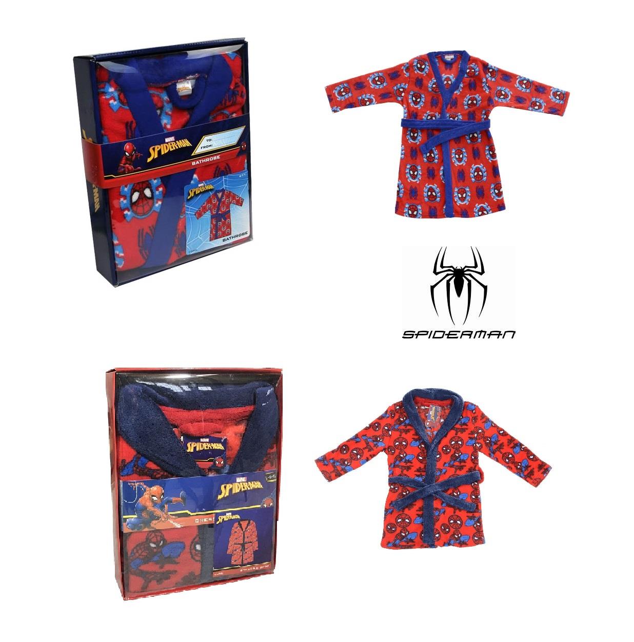 Marvel Boys Spiderman Dressing Gown Marvel Boys Spiderman Dressing Gown