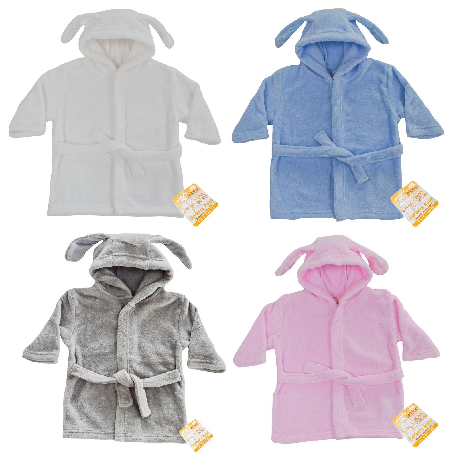 Green BOZEVON Baby Bathrobe Bath Towel Infant Hooded Poncho Cotton Blankets Coated Nightgown Kids Sleepwear Homewear 0-3years