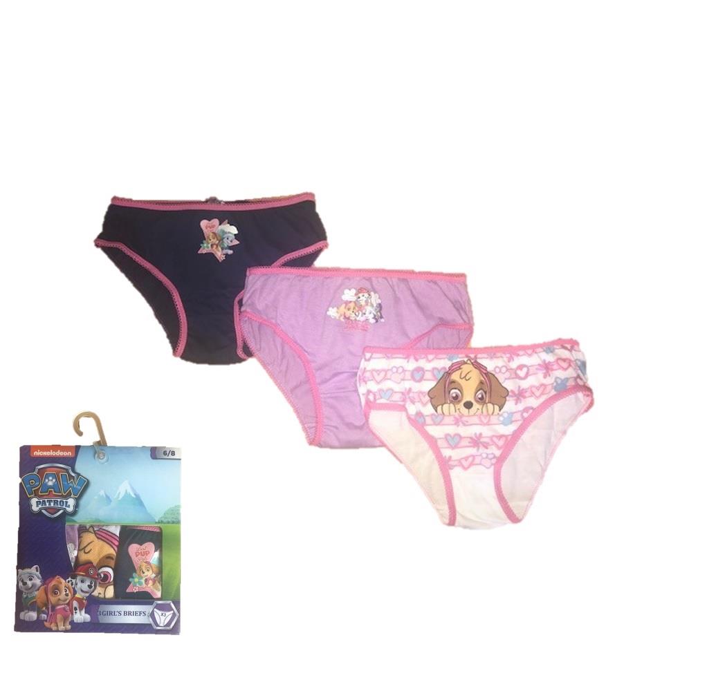 Girls Briefs Cotton 3 Value Pack Teletubbies Gift Knickers Pants Kids 2-8 Years