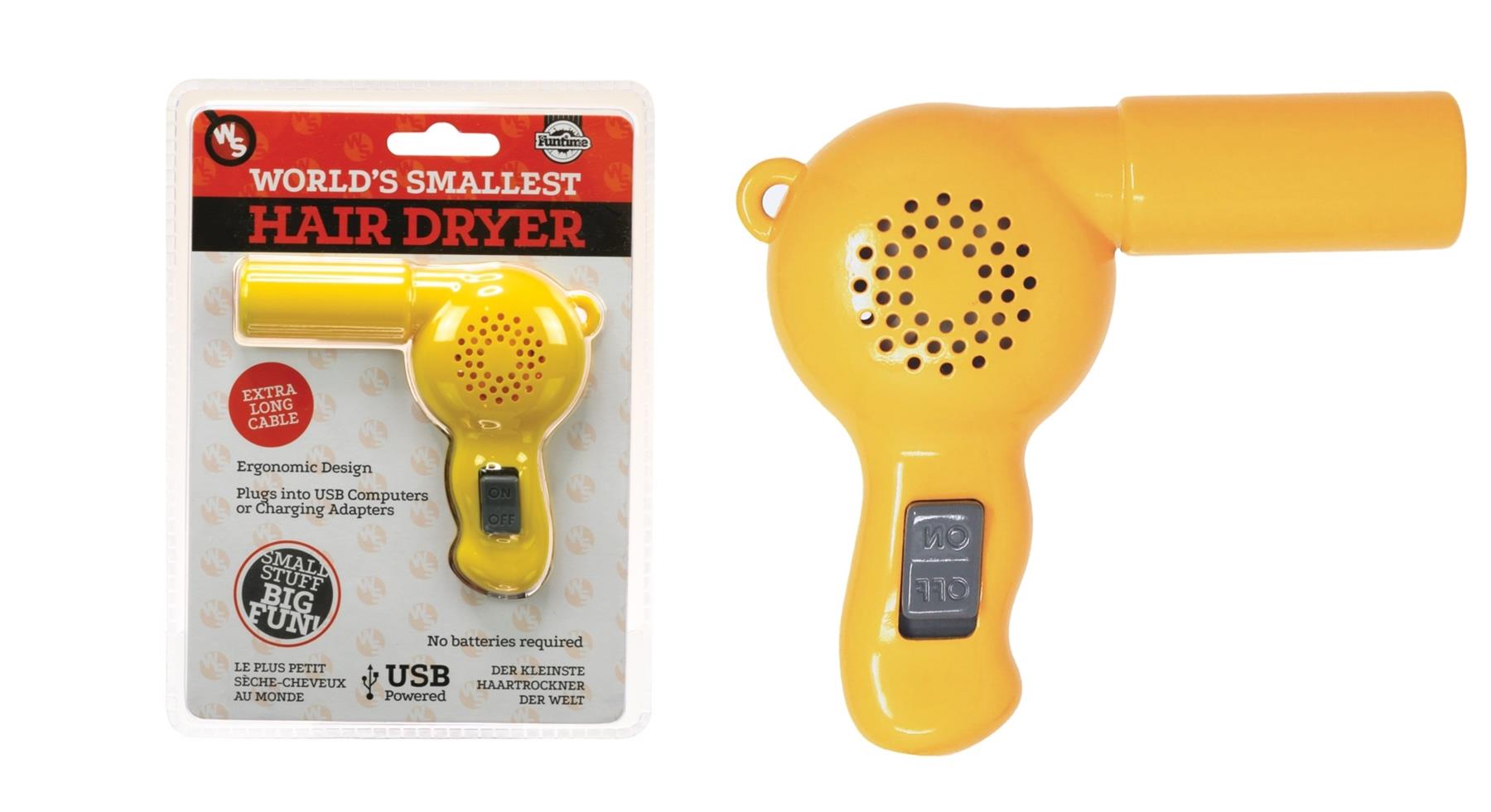 World's smallest hair dryer Clearance