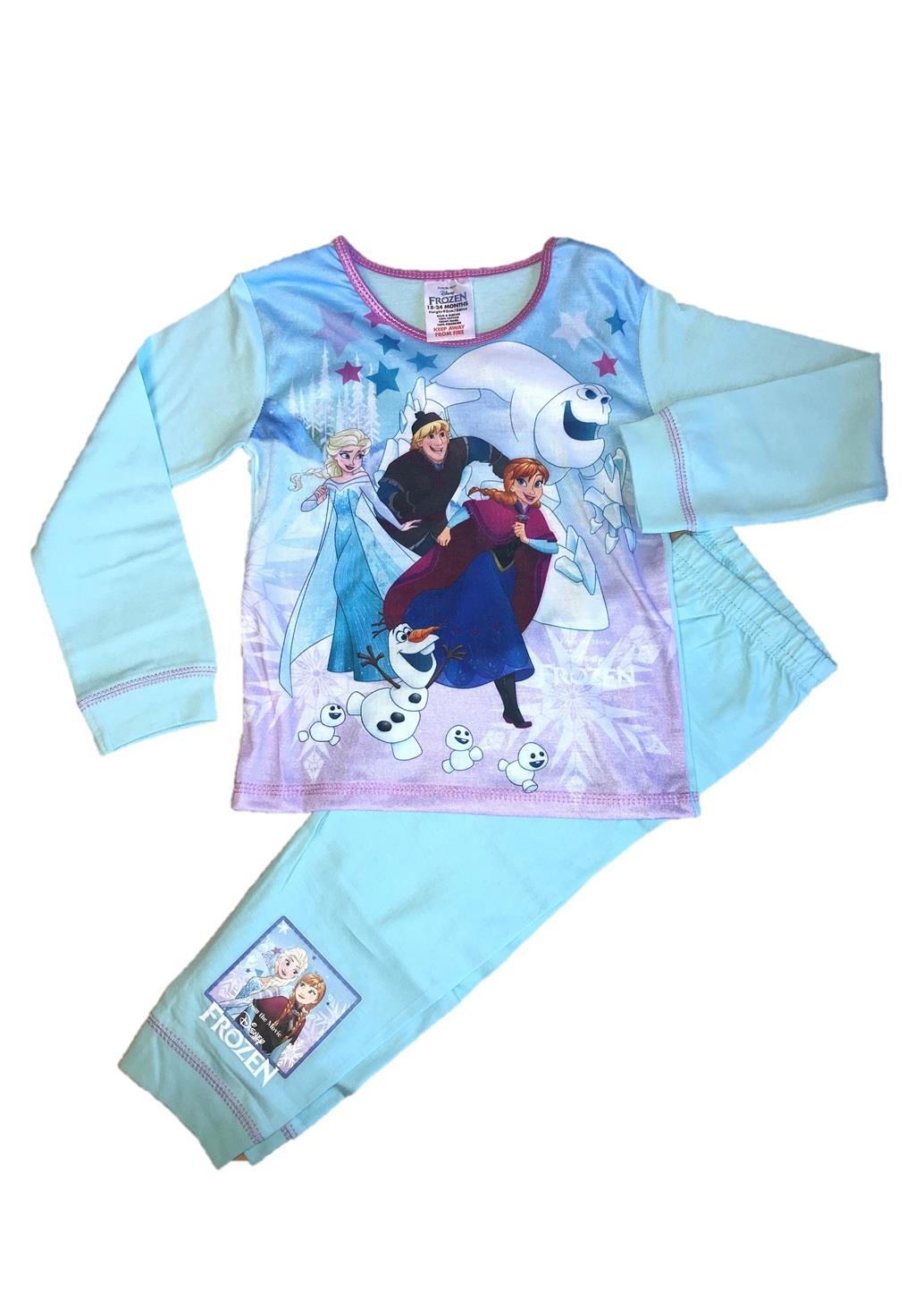 Kids Girls Character Pajamas Disney Pjs Set 210 Years eBay