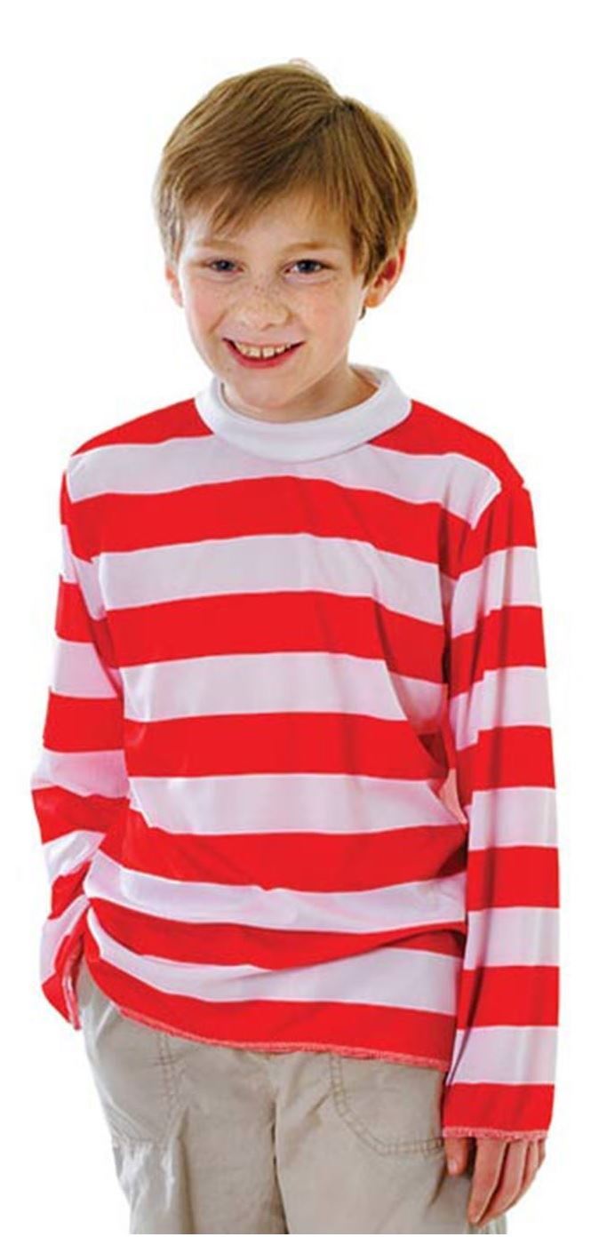 red white striped jumper