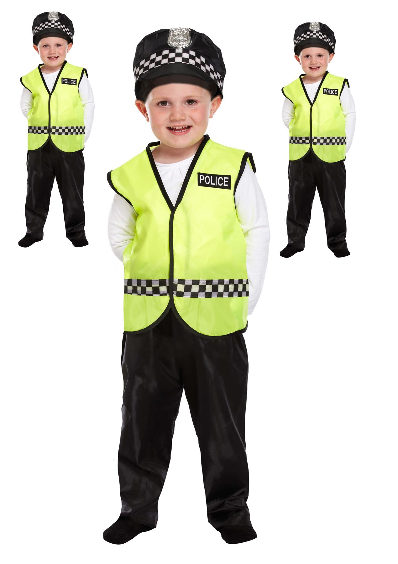 Fancy Dress Toddler Policeman Costume Book Week Boys Outfit 5026619882429 eBay