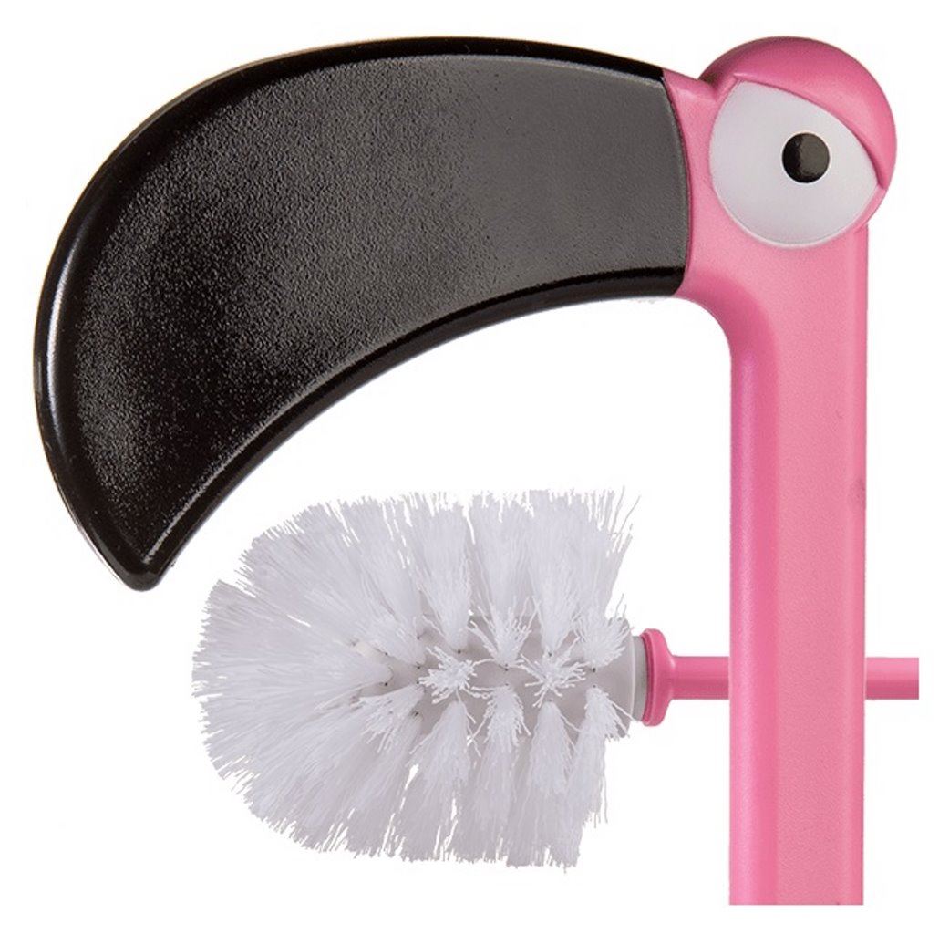 Novelty Toilet Brush Holder Funny Bathroom W/C Flamingo eBay