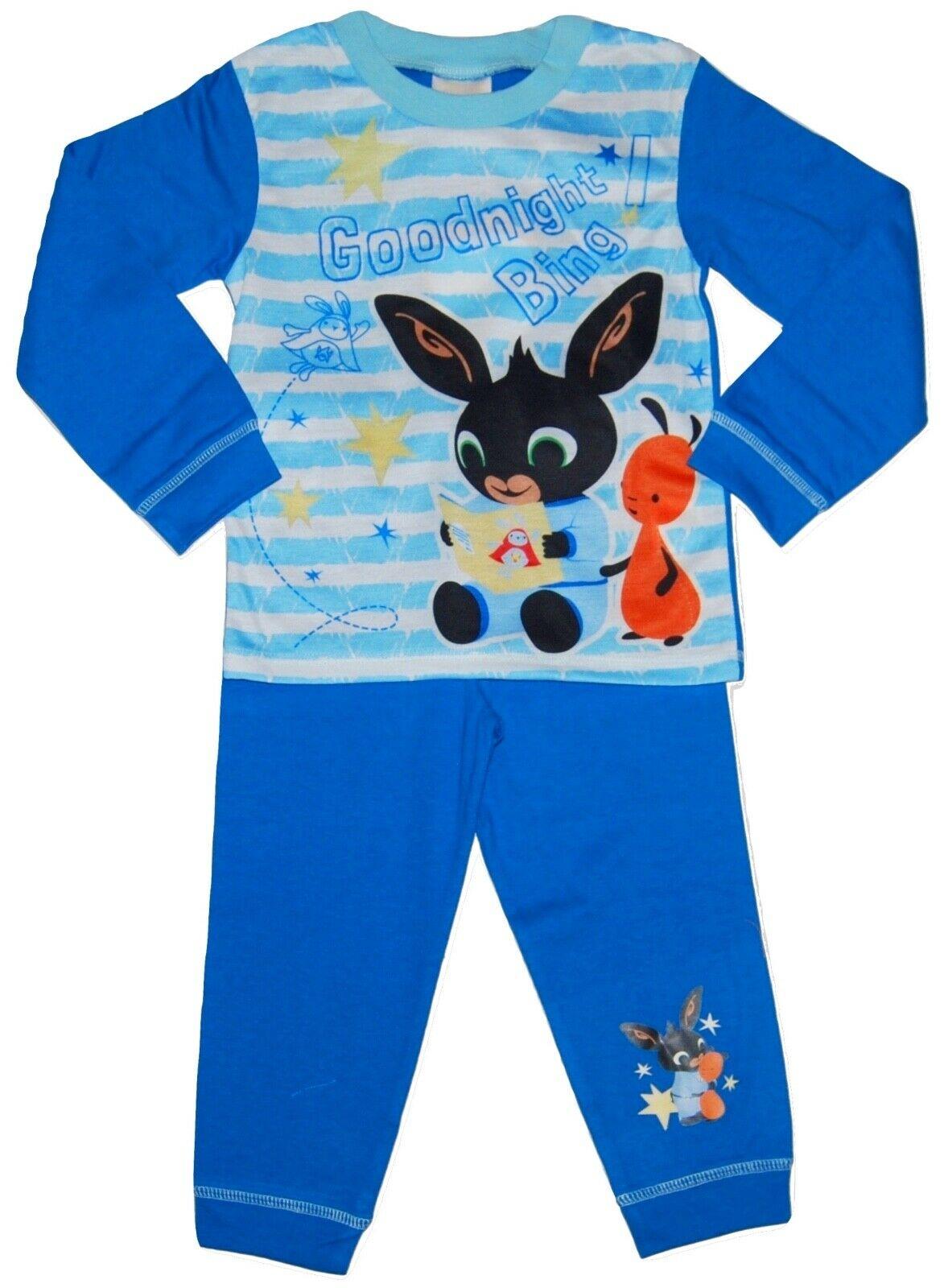 Toddler Bing Pjs CBeebies Goodnight Blue Boys Pyjamas Character