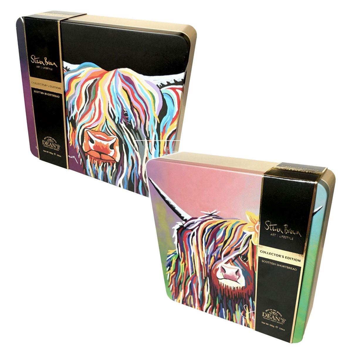 deans shortbread steven brown tins