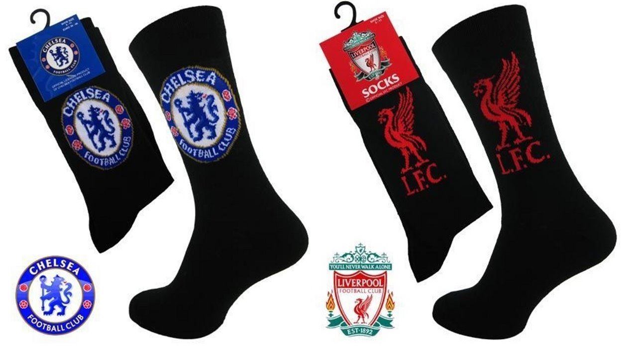 Official Men/'s Football Socks Chelsea Liverpool Gift Stocking Filler
