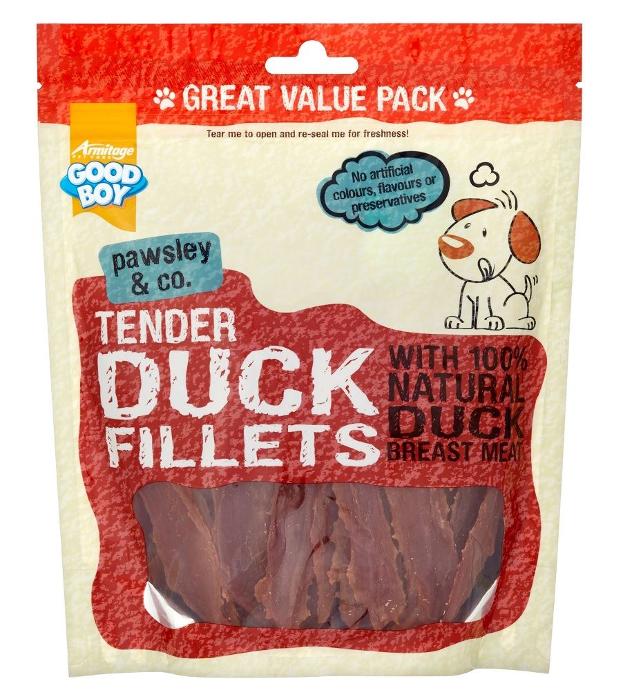 Good Boy Pawsley & Co Dog Treats Meat Duck Beef Chicken Healthy Natural