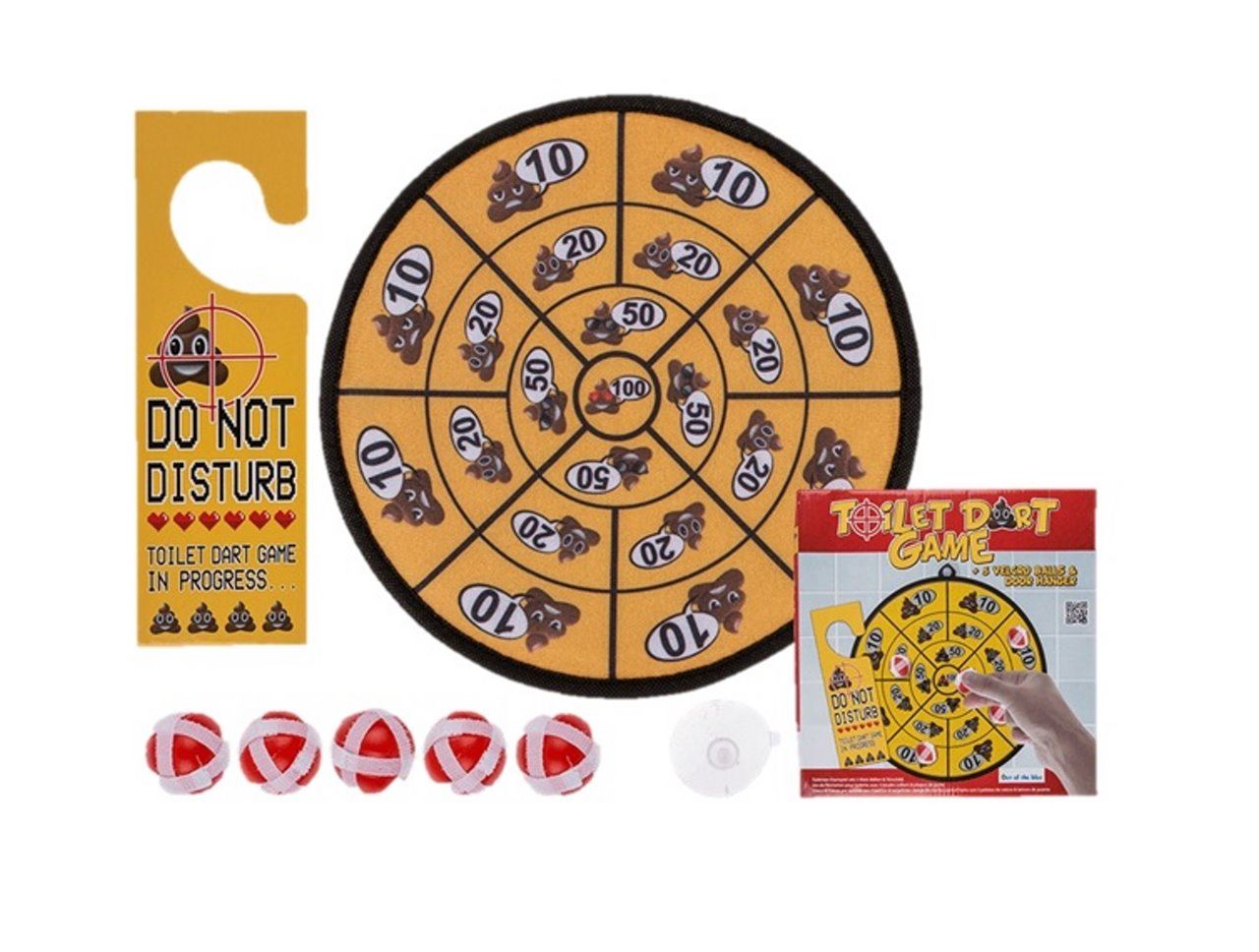 Toilet Shooting Set Game Fun Target Gun Funny Novelty Gift Secret Santa