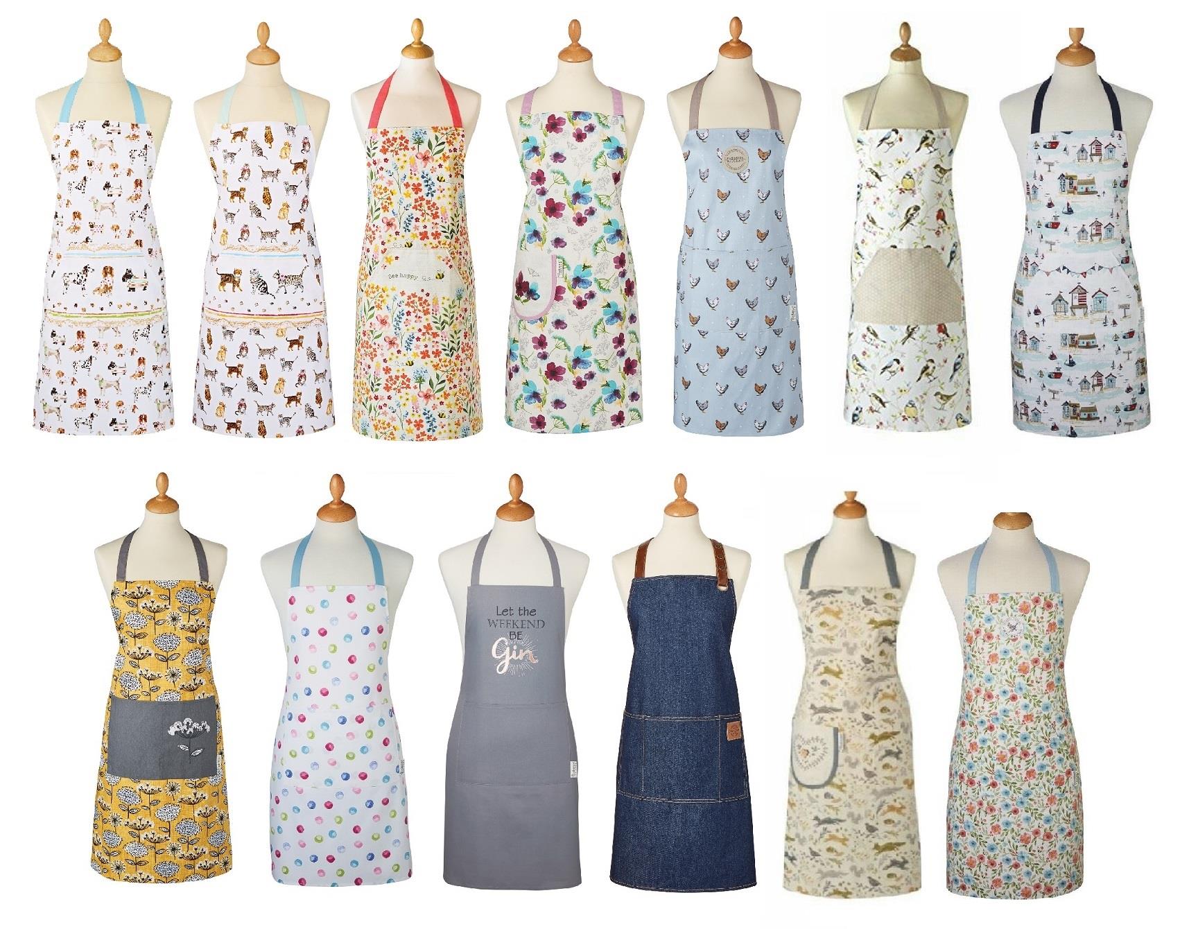 Cooksmart Cotton Twill Chef Cooking Baking Kitchen Pinny Apron with Pocket