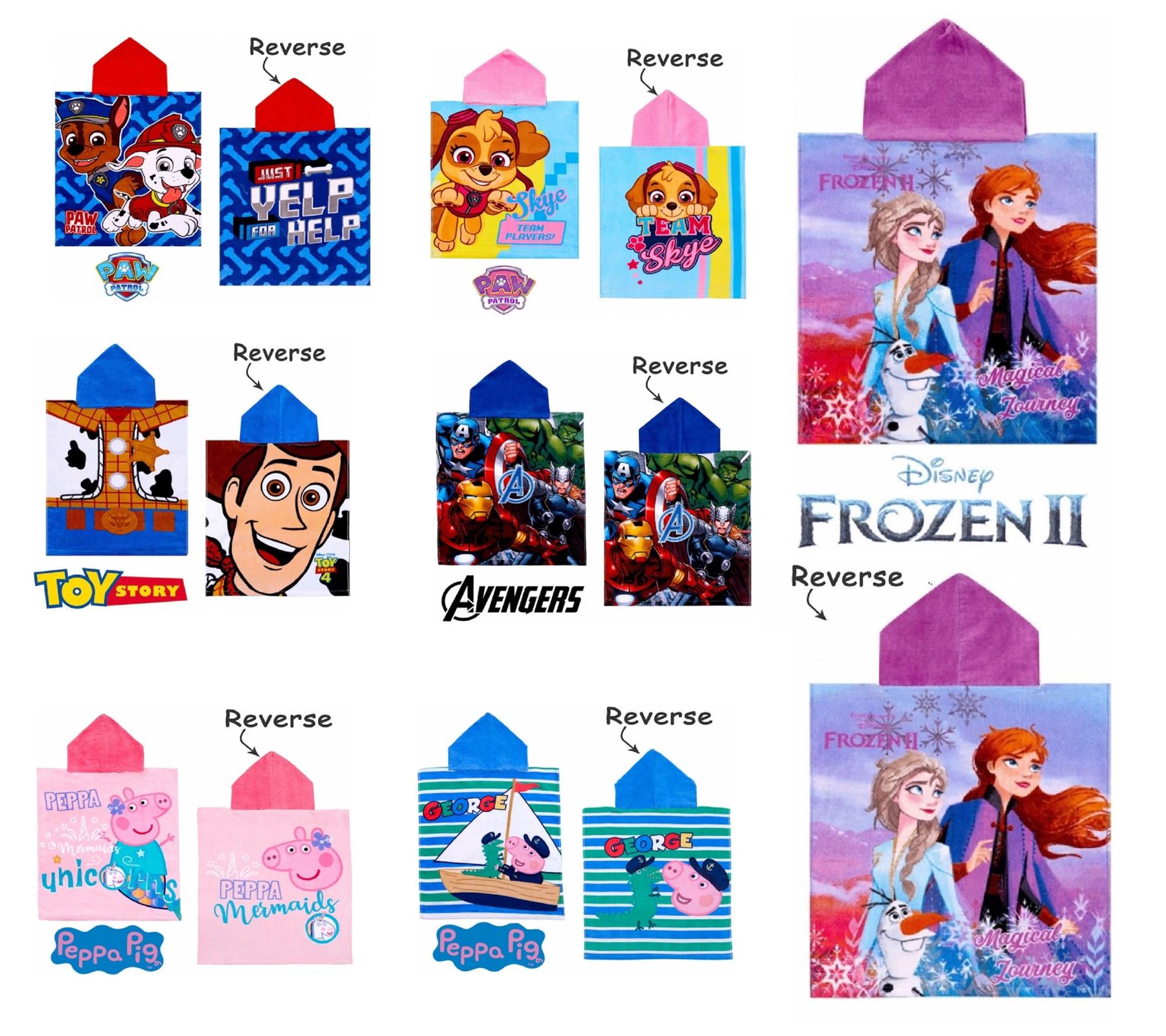 IE PAW Patrol Team Players Character Hooded Towel Poncho IE PAW Patrol Team Players Character Hooded Towel Poncho