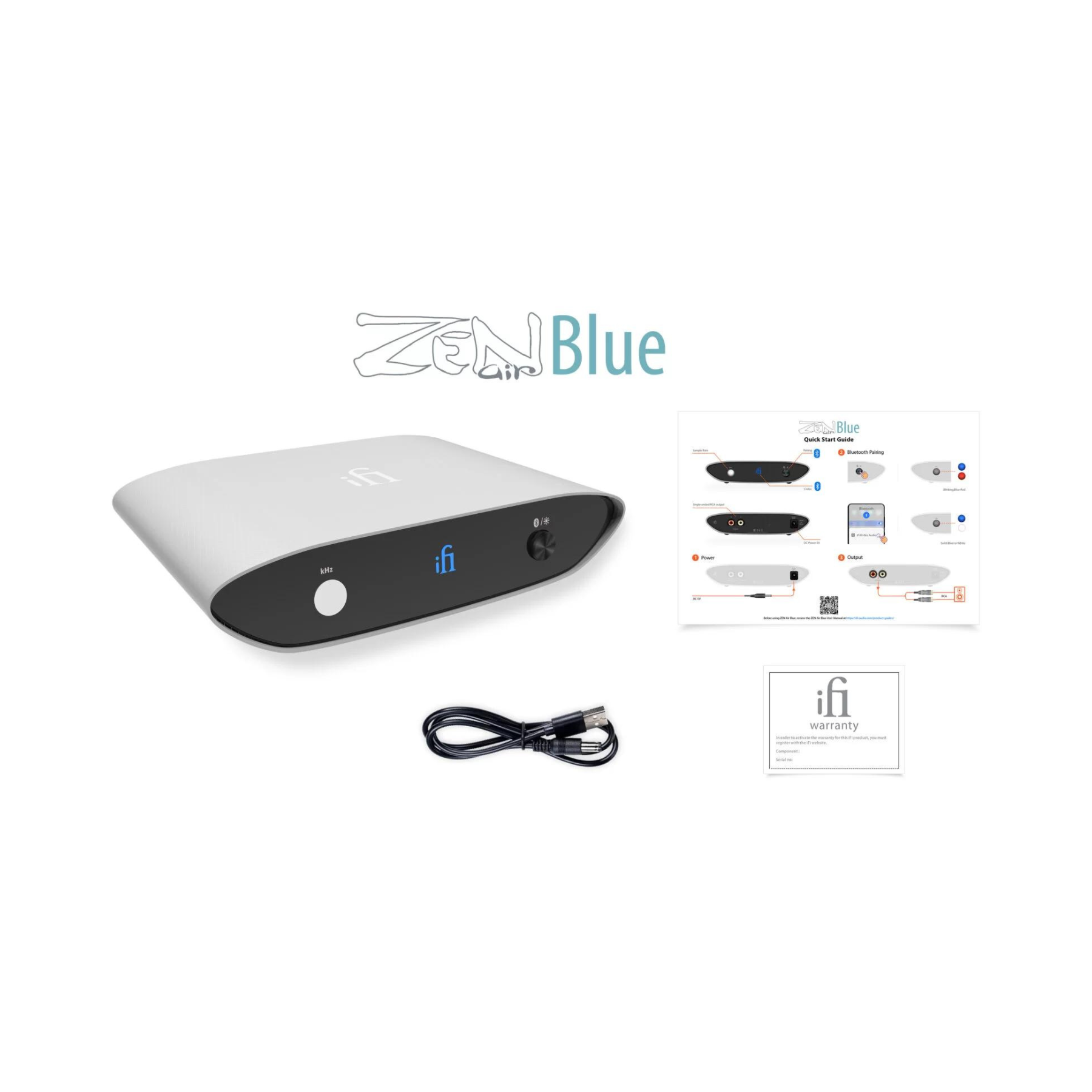 iFi Zen Air Blue Desktop Hi-Res Bluetooth Receiver DAC | eBay