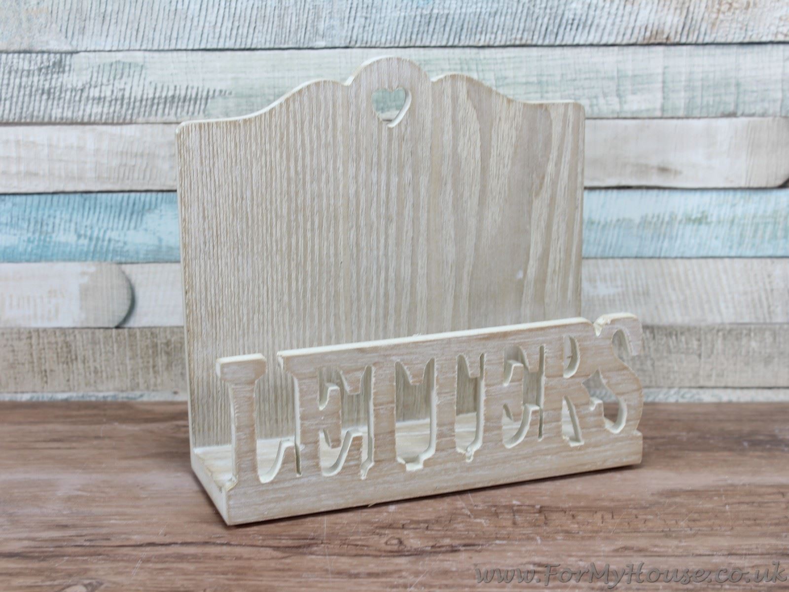 Wooden letters small letter rack storage office kitchen organiser eBay