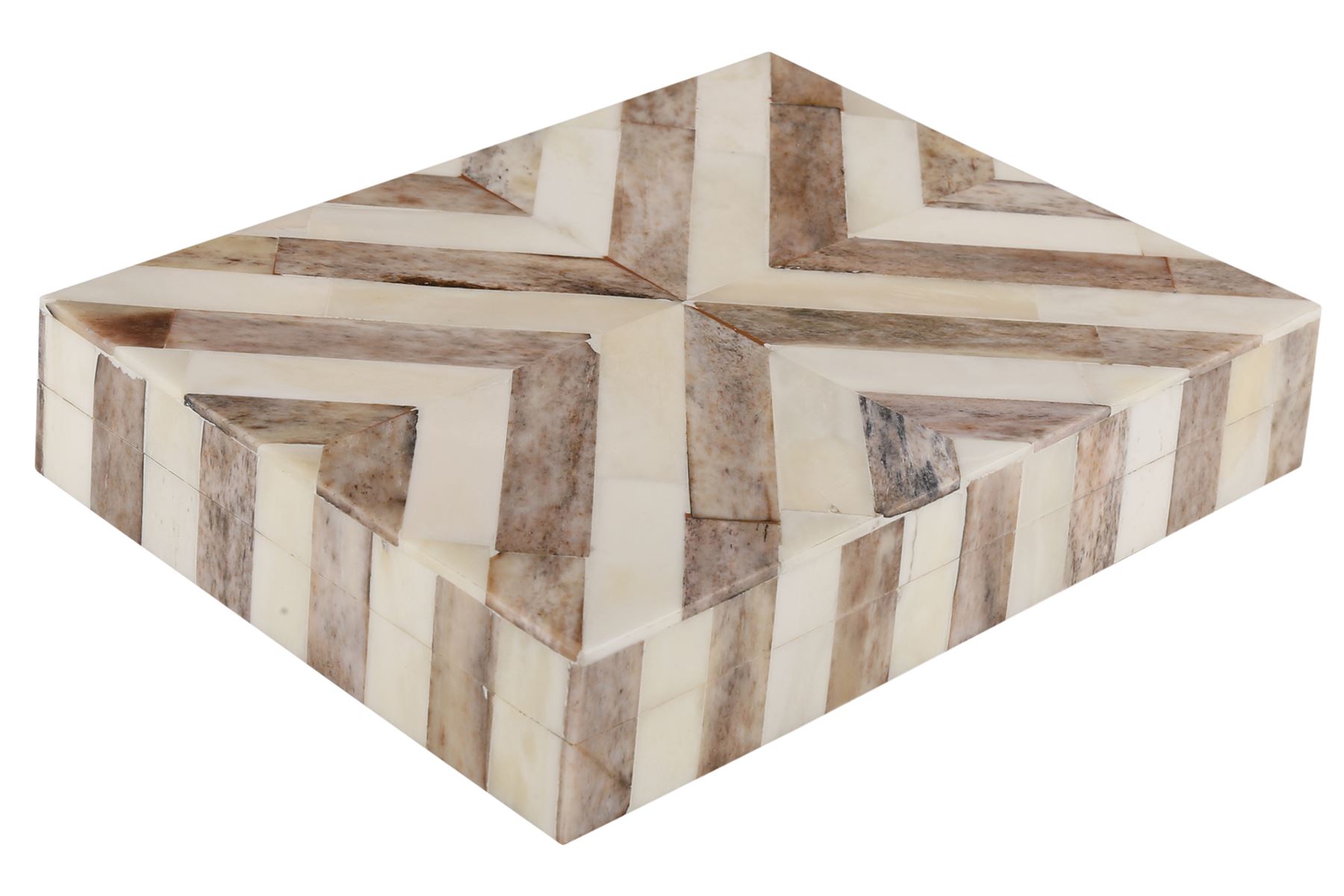 Chevron Jewelry Gift Decorative Organizer and Storage Boxes for Women Girls [US]