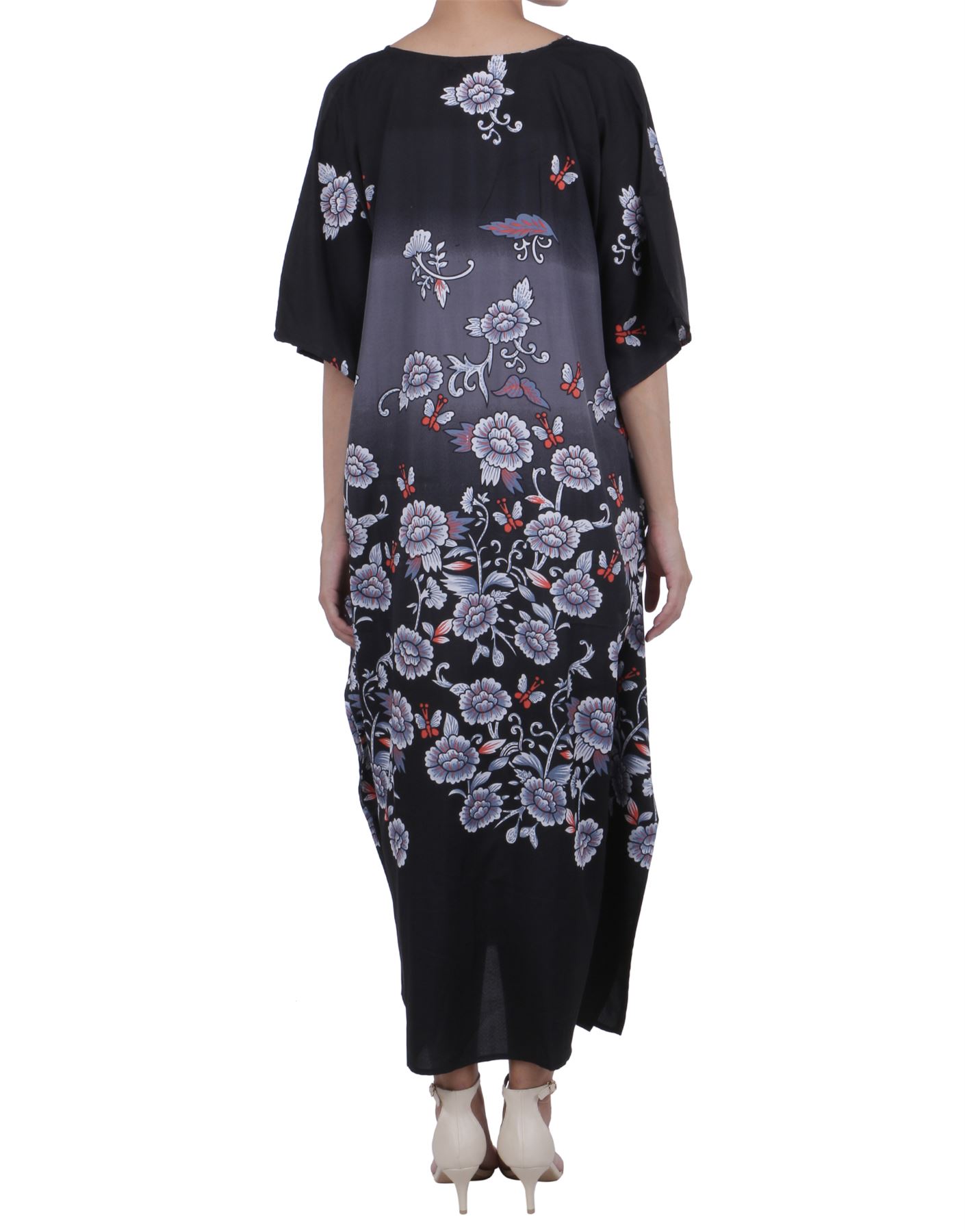 Kaftan Tunic Beach Cover Up Maxi Dress Sleepwear Embellished Kimonos [K134F UK] eBay