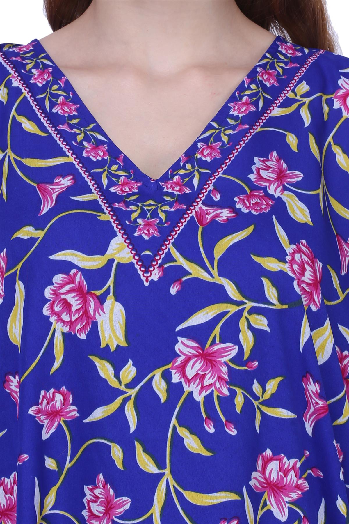 Womens Dashiki Kaftan Boho Beach Summer Long Evening Dresses Size US 6