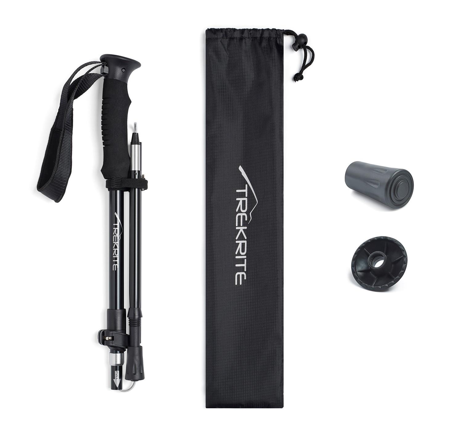 Trekrite Folding Hiking/Walking Pole inc Bag Size Small or Large Slight  Seconds