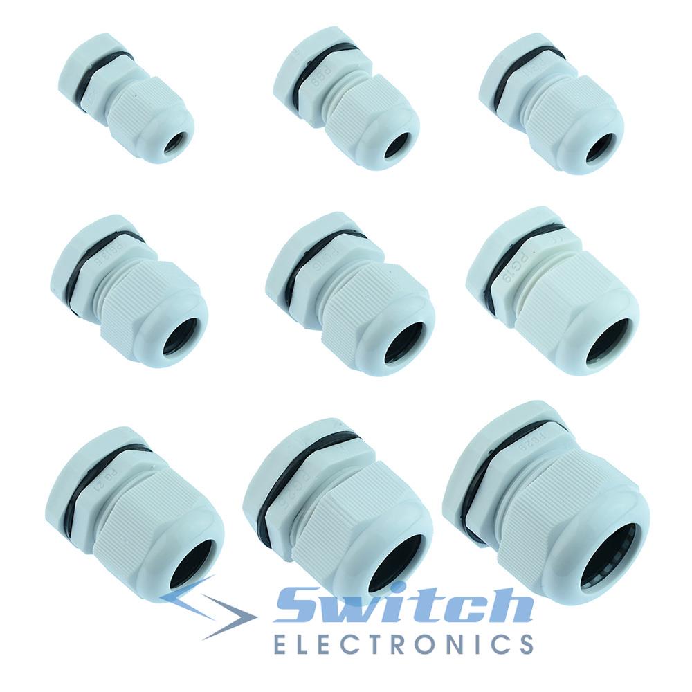 Cable Gland PG7 PG9 PG11 PG13.5 PG16 PG19 Wire Connector IP68 Waterproof