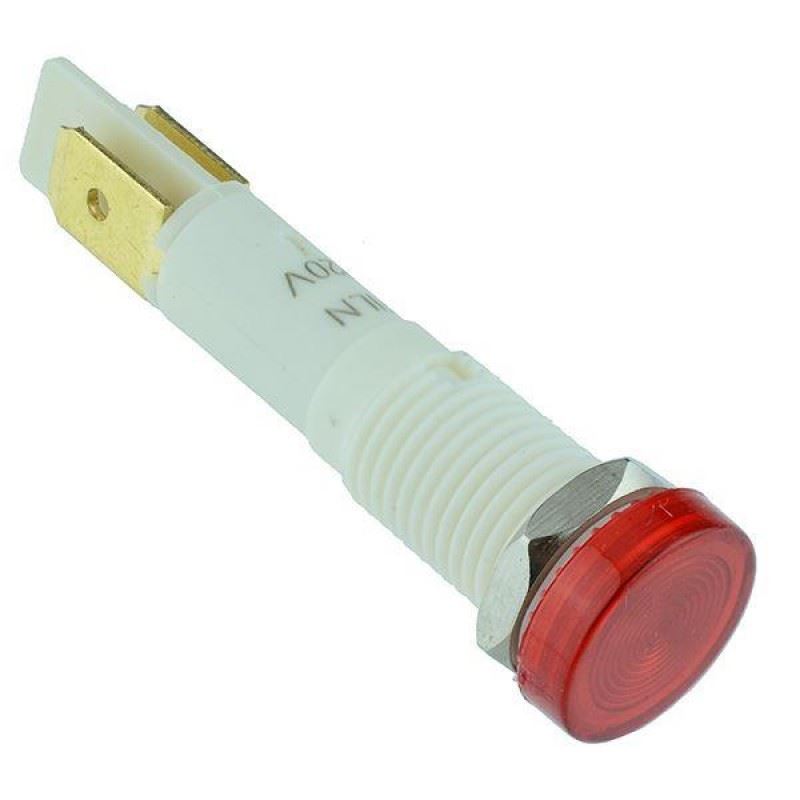 10mm Panel Indicator Light 220V - Red Green Yellow - Picture 4 of 8