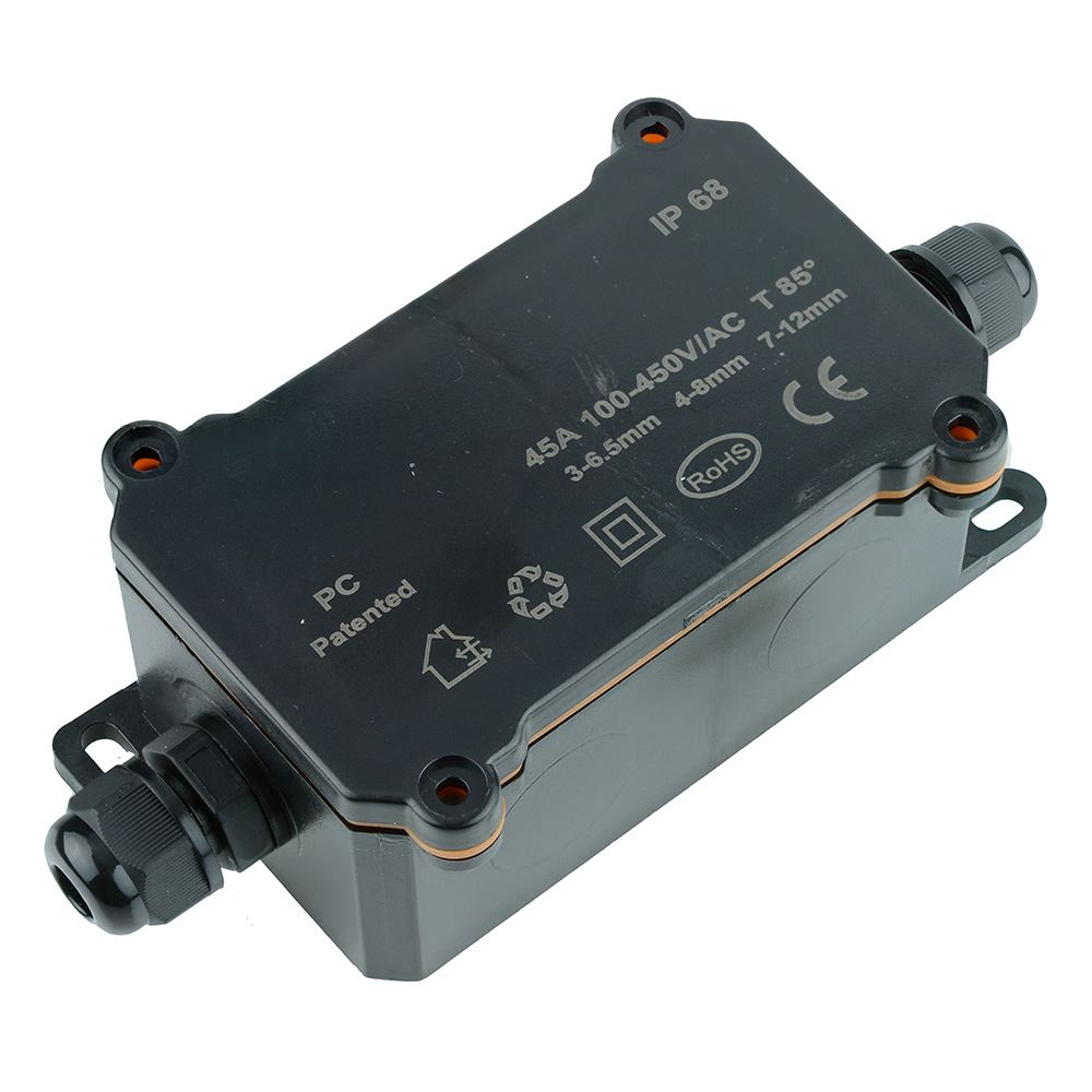 2 3 4 Way IP68 Waterproof Cable Connector Junction Box 101 x 40 x 42mm