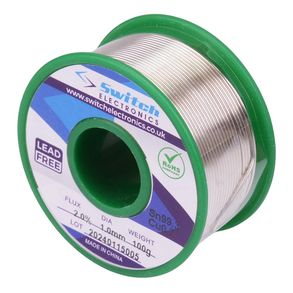 0.7mm 22SWG Lead Free Solder Wire Fluxed Core 100g | eBay UK