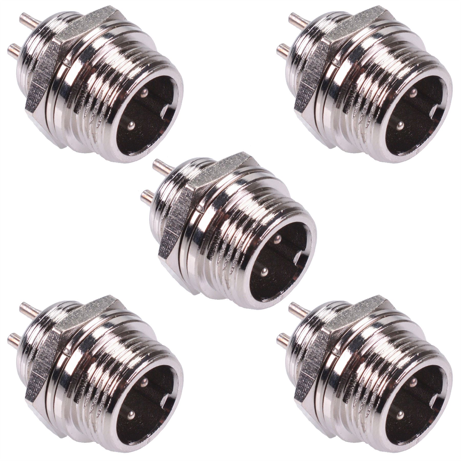 M12 Aviation Metal Circular Connector Plug Socket Male Female 2 3 4 5 Way - Picture 36 of 49