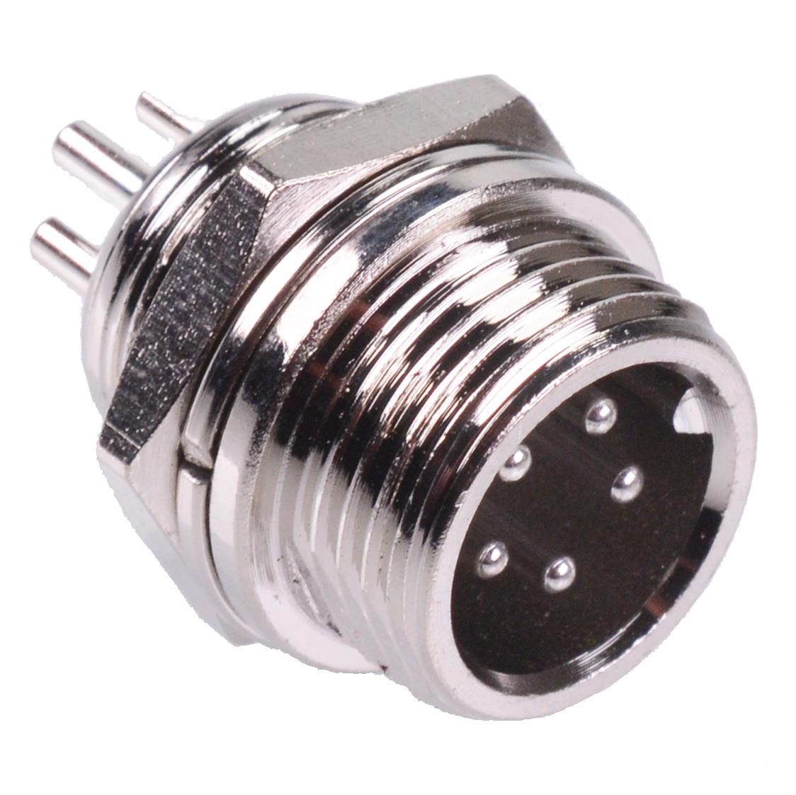 M12 Aviation Metal Circular Connector Plug Socket Male Female 2 3 4 5 Way - Picture 46 of 49