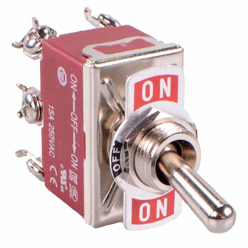 Standard Toggle Switch Screw Terminals 250V 15A SPST SPDT DPST DPDT - Picture 20 of 22