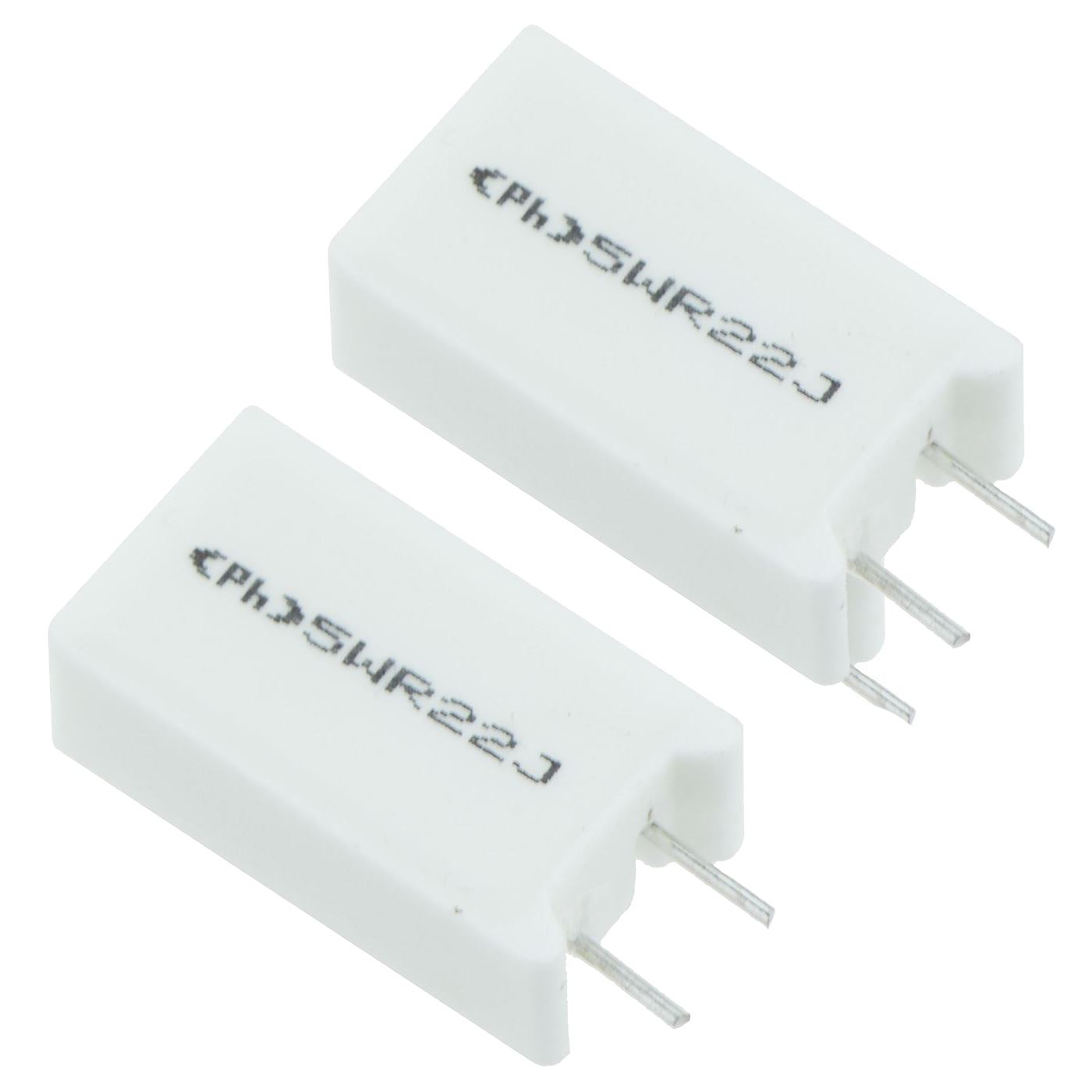 Radial 5W Ceramic Resistors 5 Tolerance 0.1R to 10K eBay