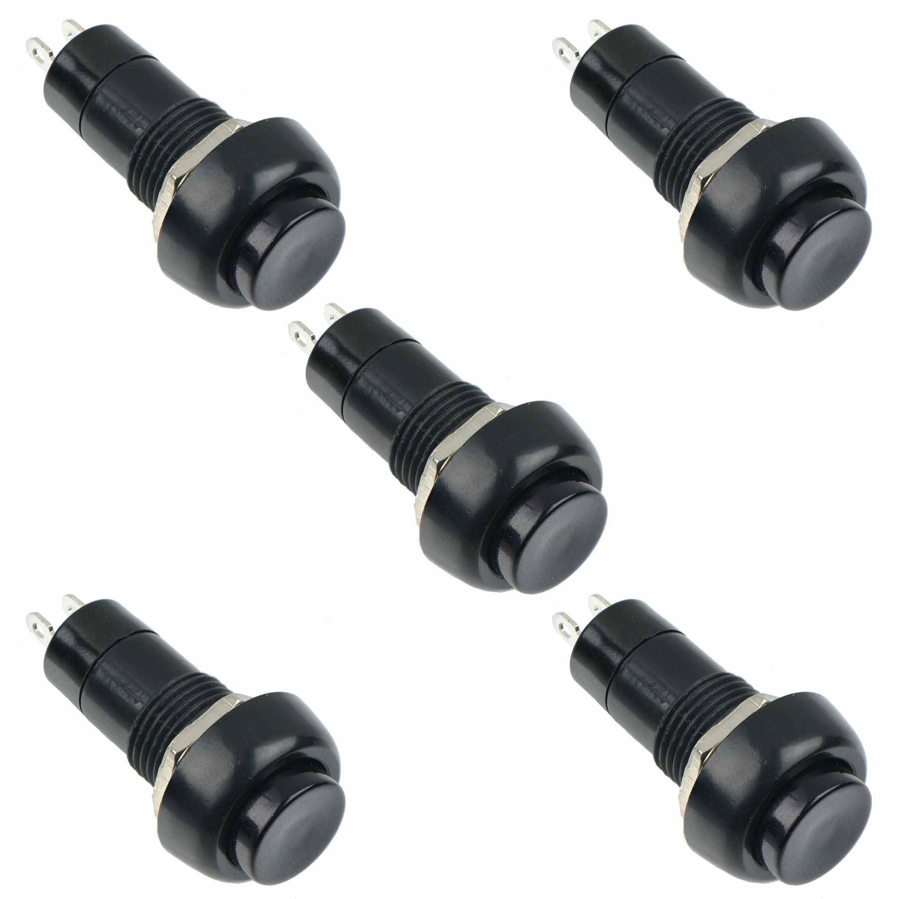 On-Off Momentary Latching Round Push Button Switch 12mm SPST - Picture 17 of 25