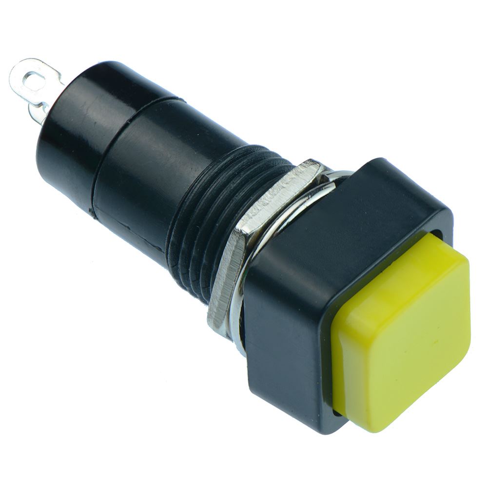 On-Off Momentary Latching Square Push Button Switch 12mm SPST - Picture 16 of 21