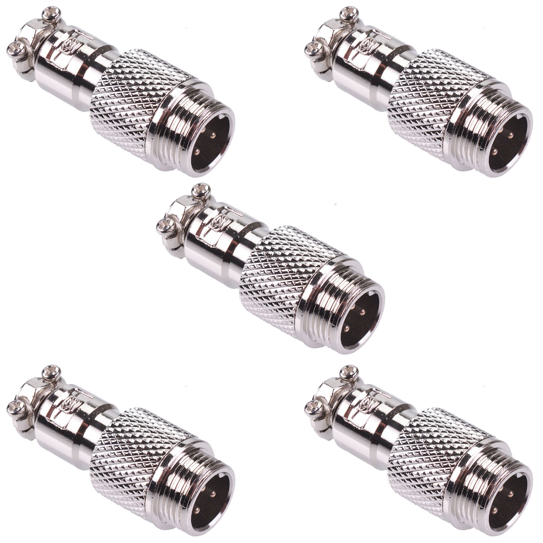 M12 Aviation Metal Circular Connector Plug Socket Male Female 2 3 4 5 Way - Picture 24 of 49