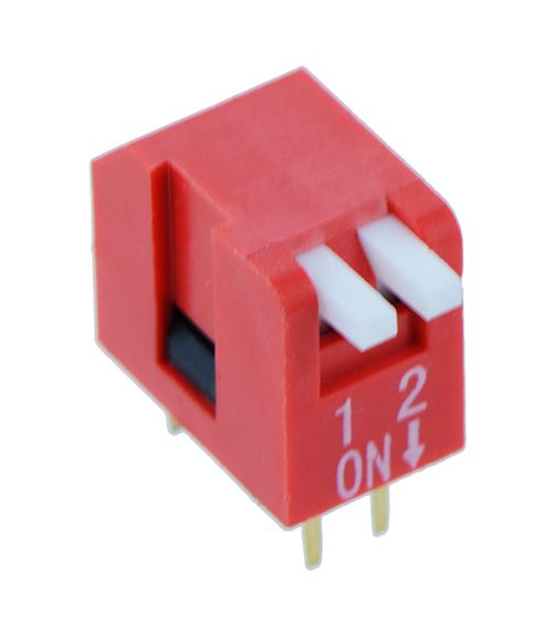 6-way Pianoforte Dip Switch Dil Rosso PCB