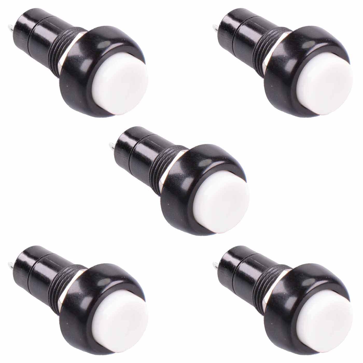 On-Off Momentary Latching Round Push Button Switch 12mm SPST - Picture 5 of 25