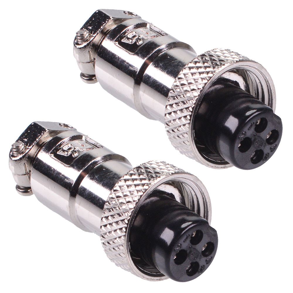 M12 Aviation Metal Circular Connector Plug Socket Male Female 2 3 4 5 Way - Picture 15 of 49