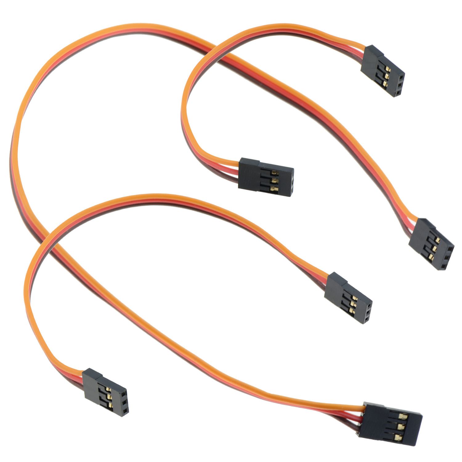 3pcs 150mm 300mm RC Servo Extension Cord Cable Wire Lead JR Futaba Connector