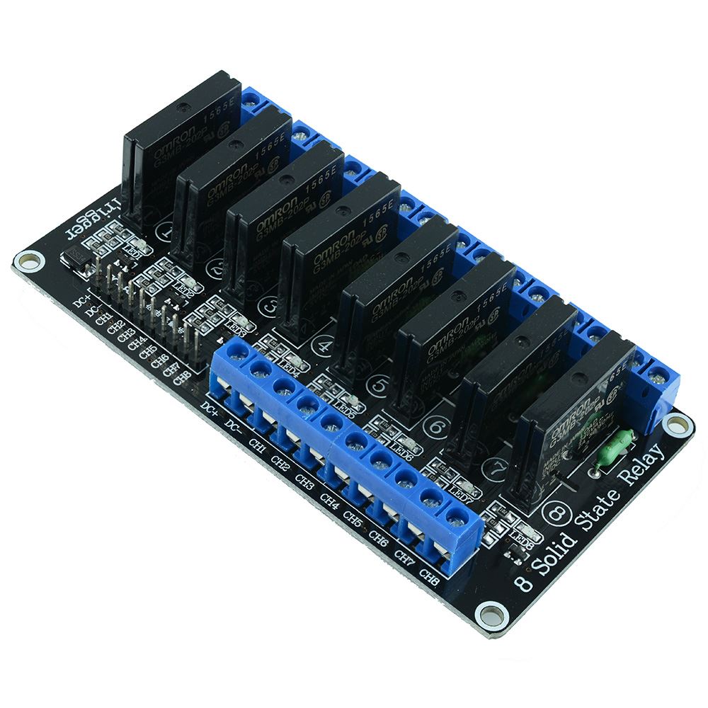 1/2/4/8 Channel 5 V Solid State Relay Board SSR Raspberry Pi Arduino ...