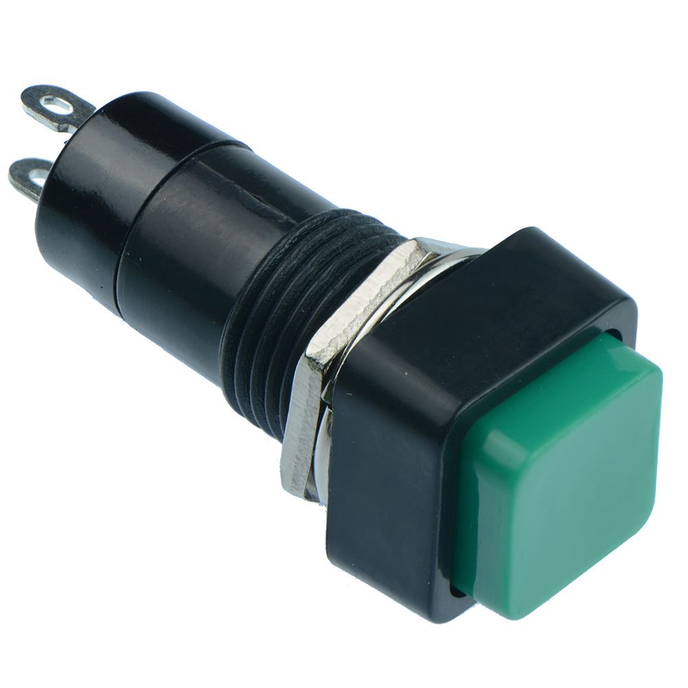 On-Off Momentary Latching Square Push Button Switch 12mm SPST - Picture 21 of 21