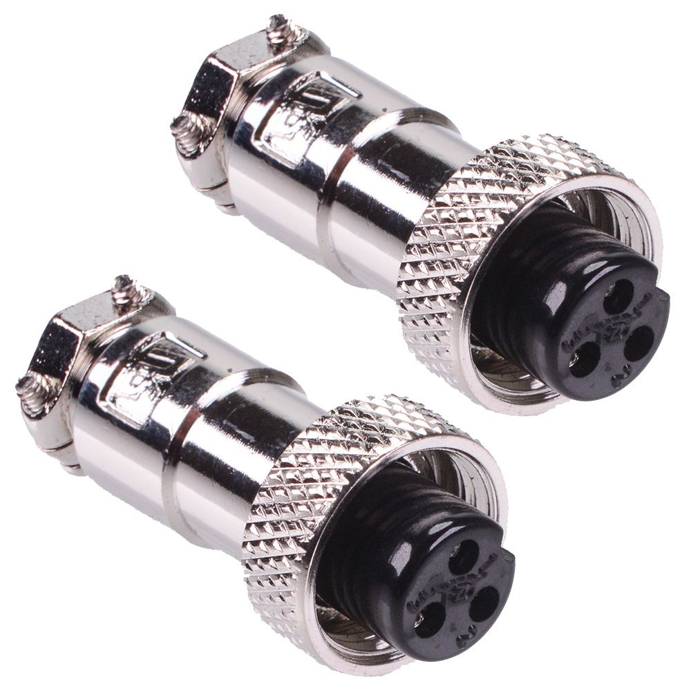 M12 Aviation Metal Circular Connector Plug Socket Male Female 2 3 4 5 Way - Picture 7 of 49