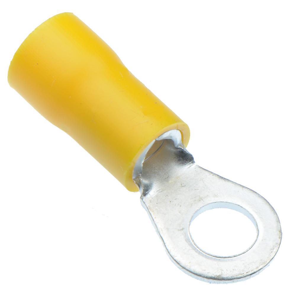 50 x Yellow 5.3mm Insulated Crimp Ring Terminal eBay
