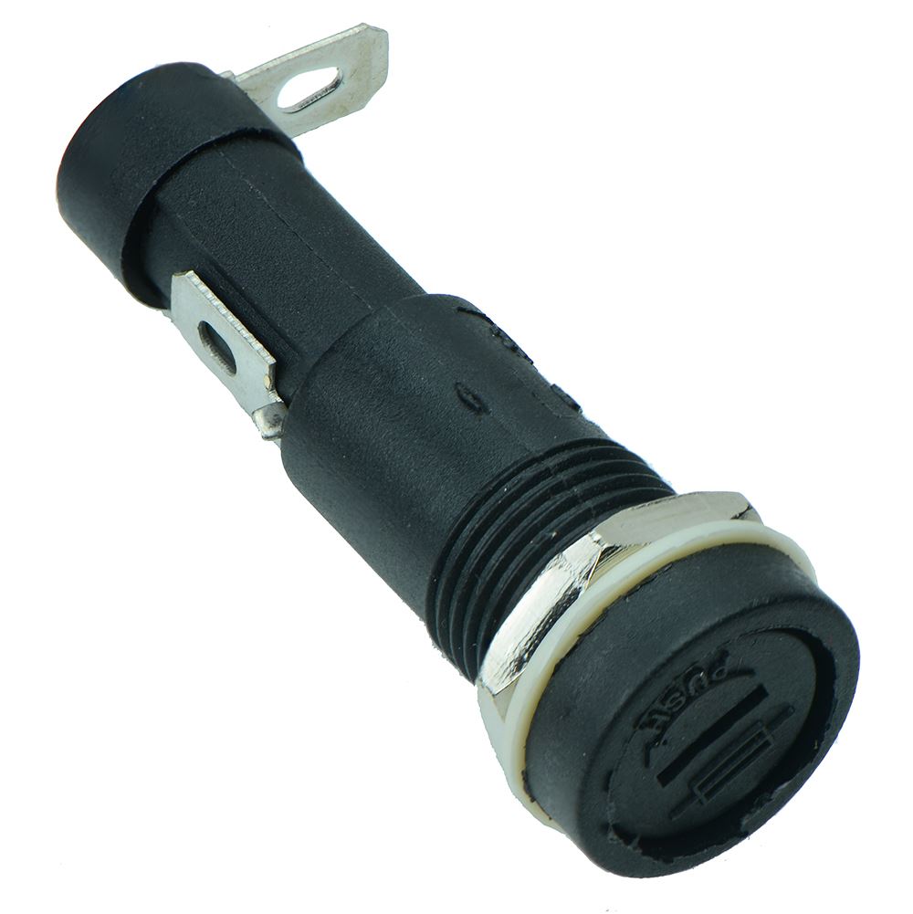 Panel Mount Fuse Holder for 6.3x30mm Glass Fuses 10A 250V ... automotive fuse holder panel mount 