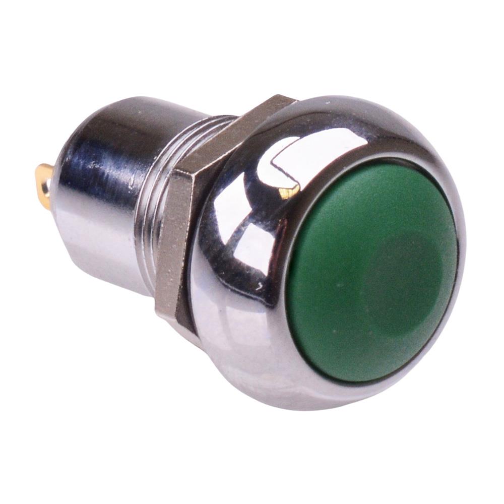 IP Series APEM Latching 12mm Push Button Switch SPST IP67 - Black Red Green