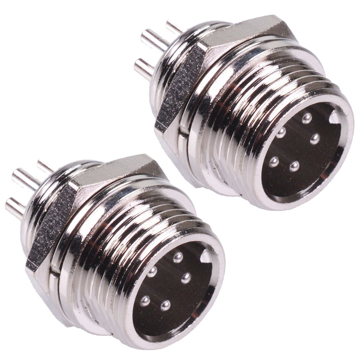 M12 Aviation Metal Circular Connector Plug Socket Male Female 2 3 4 5 Way - Picture 47 of 49