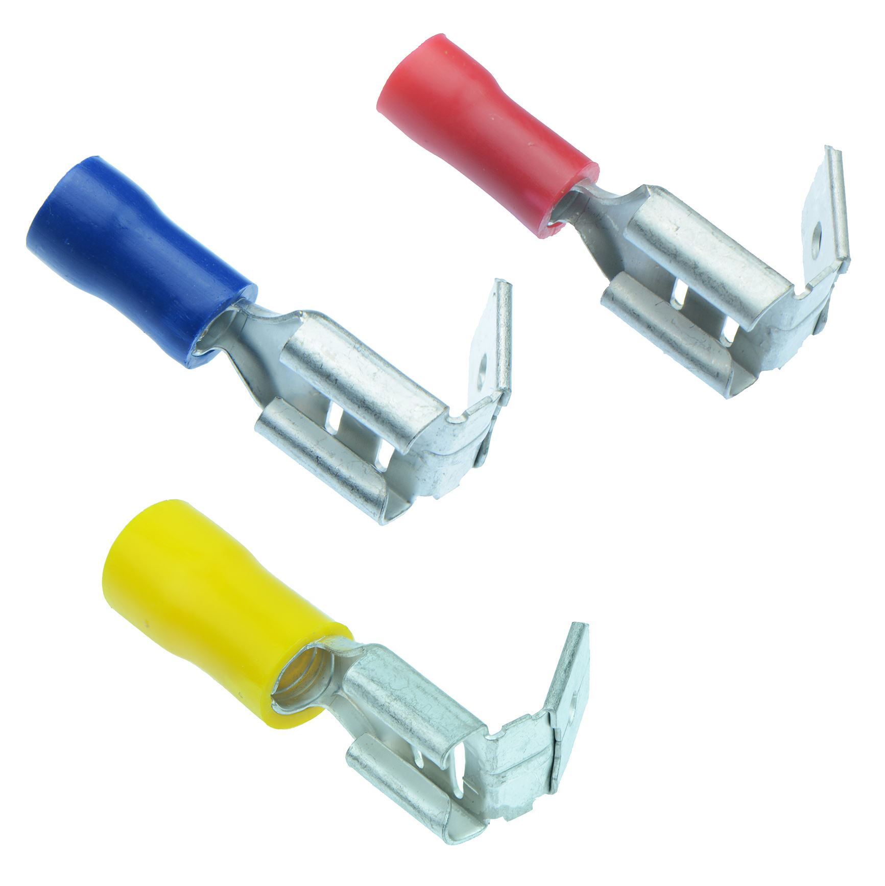 Red insulated Piggyback electrical crimp wire cable connector 12v terminals