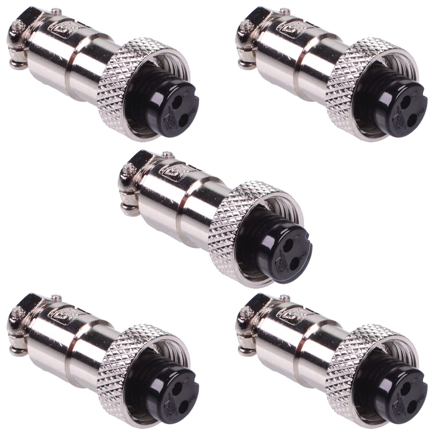 M12 Aviation Metal Circular Connector Plug Socket Male Female 2 3 4 5 Way - Picture 4 of 49