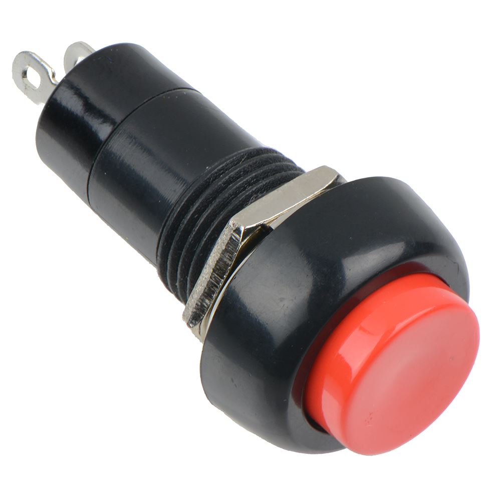 2 x Red OnOff Latching Round Push Button Switch 12mm SPST eBay