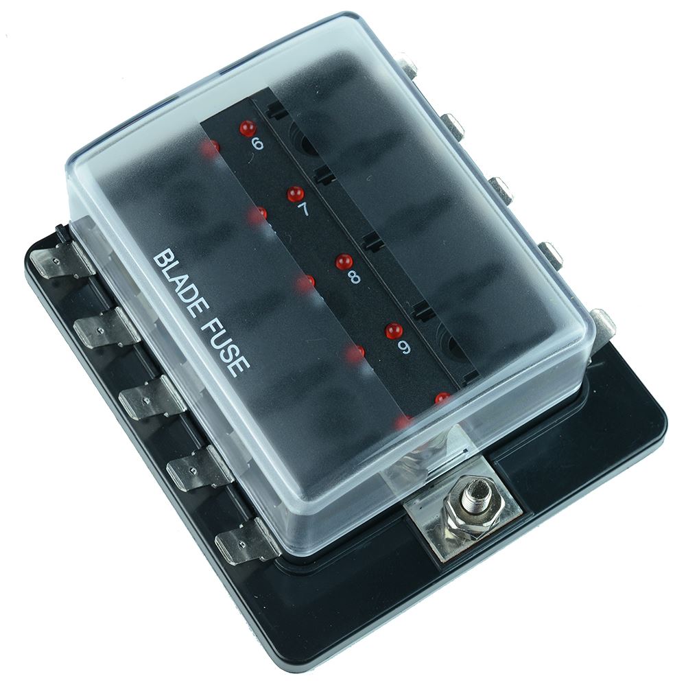Standard Blade 4//6//10 Fuse Holder with LED Status Indicator 100A SCI R3-76