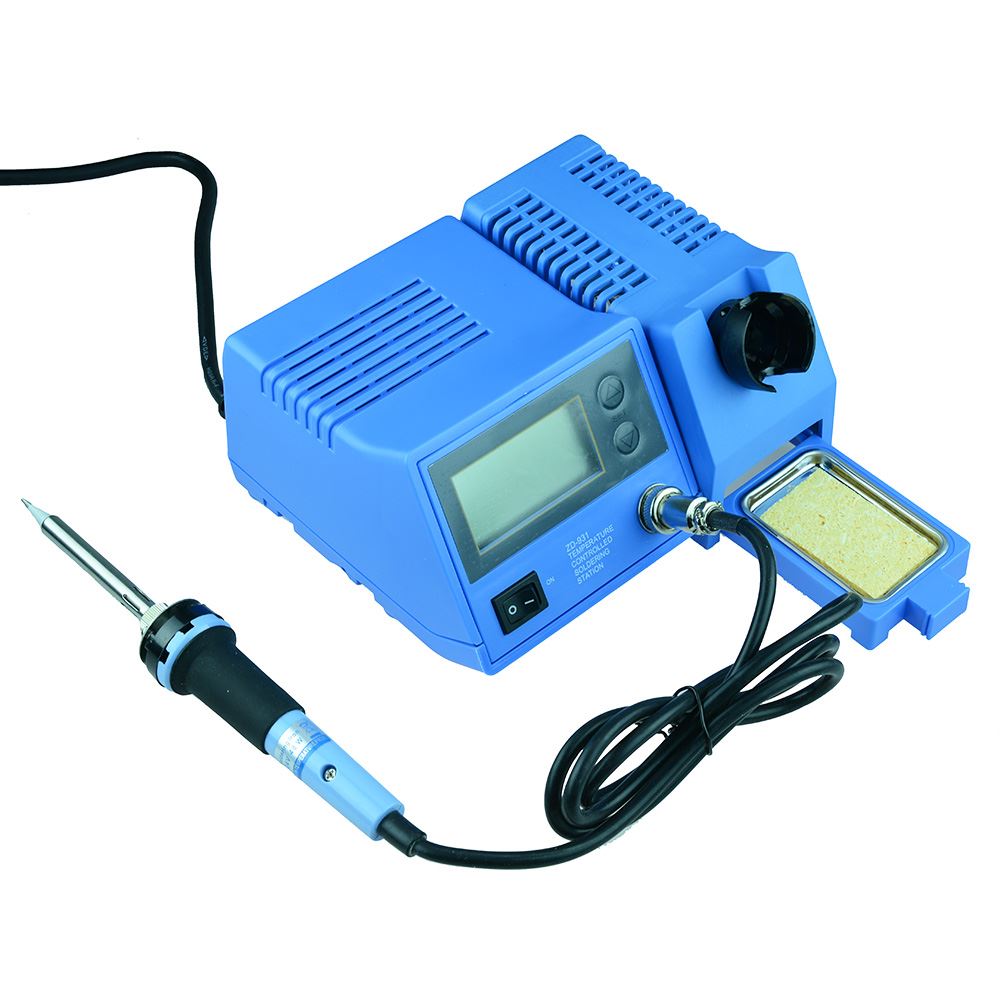 48W Digital Temperature Adjustable ESD Safe Soldering Iron Station Solder eBay