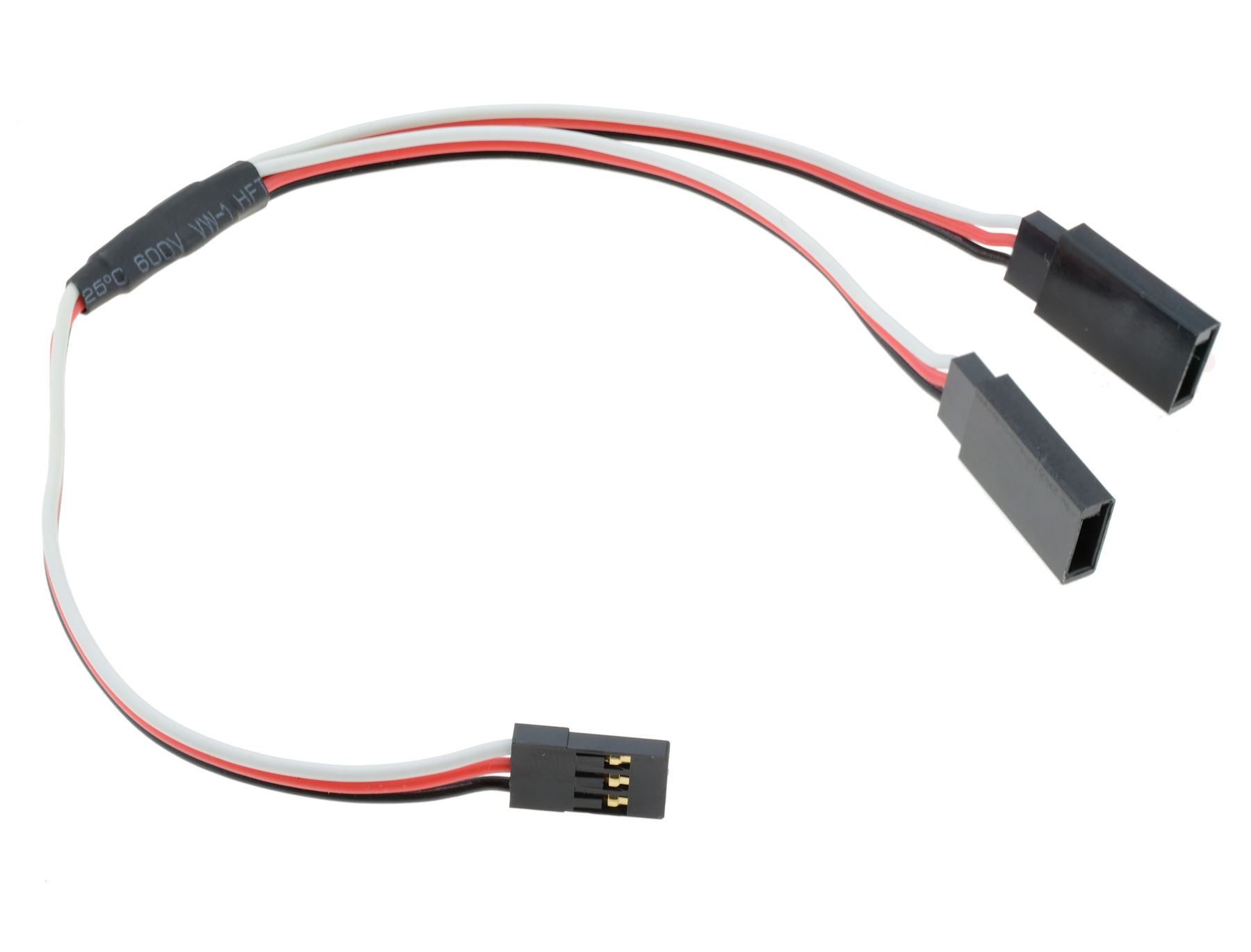 Futaba JR Servo Y Extension Lead Cable Male Female Connectors 200mm