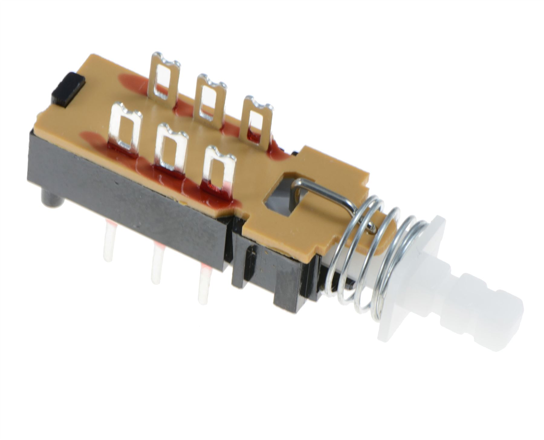 DPDT Changeover Push Button Latching PCB Switch Electrical Equipment & Supplies Business